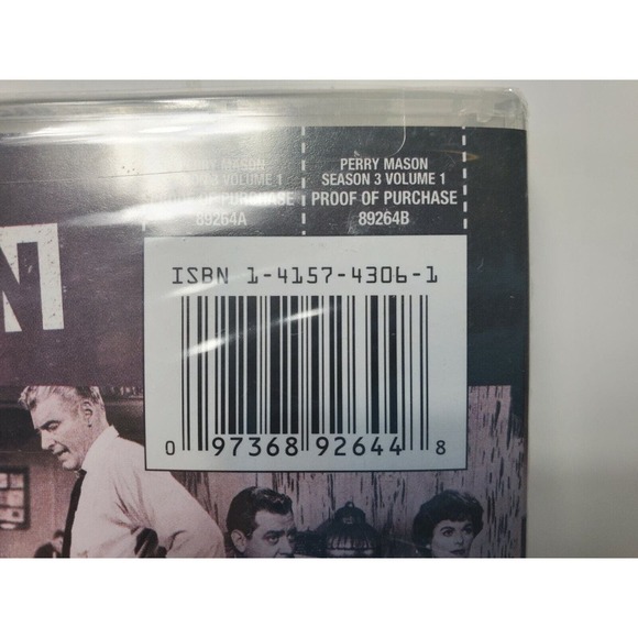 Perry Mason - The Complete Third Season - Volume One DVD, 2008 SEALED - Picture 3 of 8